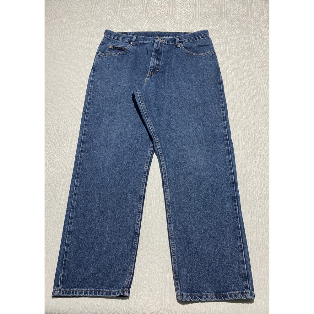 Wrangler Five Star Premium Denim Relaxed Fit Mens‎ Jeans 36x30 Blue 97601DR